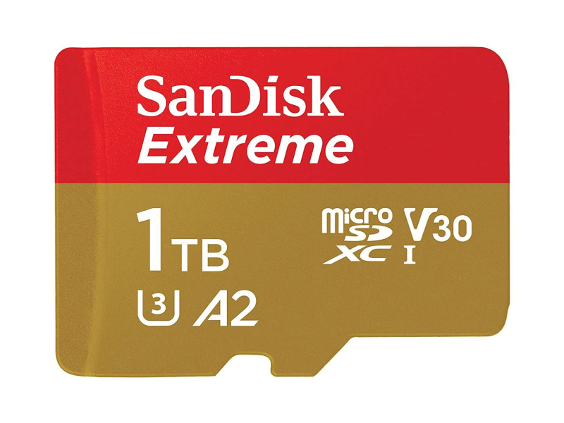 Sandisk 1TB microSDXC Extreme 190MB/s A2 C10 V30 UHS-I U3